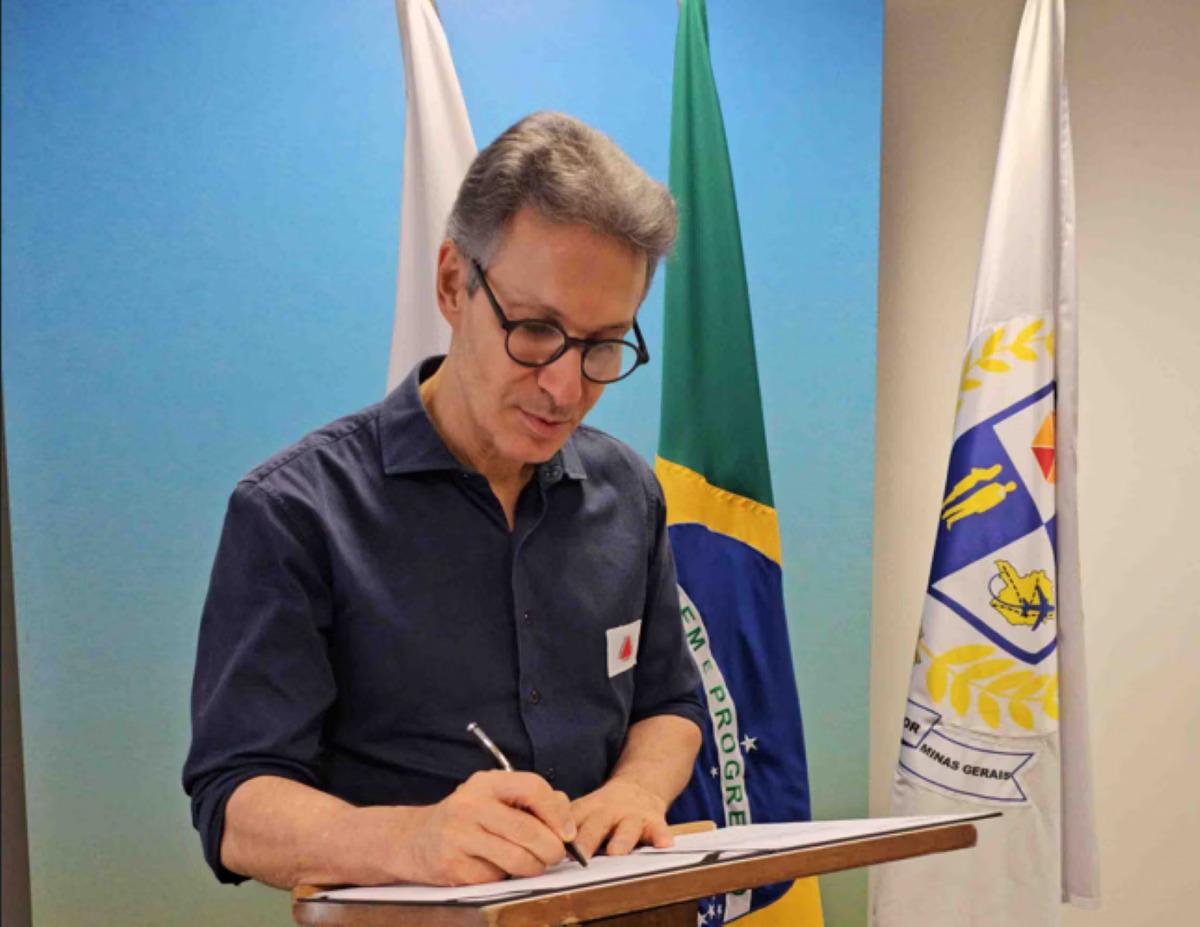 Para Zema, PPP do sistema socioeducativo é um projeto pioneiro. (Foto/Paulo Vargas/Digital MG)