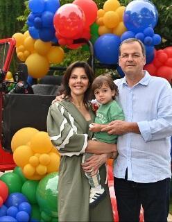 Virlene e Marconni Caetano festejam o aniversário de 2 aninhos do neto Thomás Caetano Magalhães, pimpolho do casal Mariana Caetano e Fernando Magalhães (Foto/Arquivo pessoal)