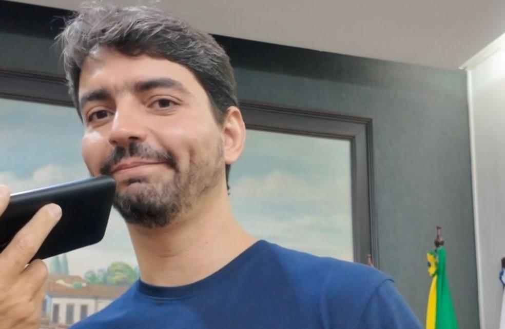 O presidente do PSD mineiro esteve ontem em Uberaba e se reuniu com o presidente da Câmara, com a prefeita e com a vereadora Rochelle Bazaga. (Foto/Reprodução)