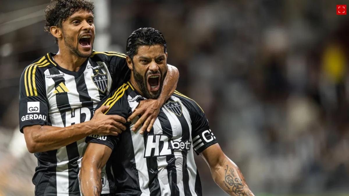 Com hat-trick de Hulk, Galo confirma classificação e terá o América como adversário (Pedro Souza/Atlético MG)