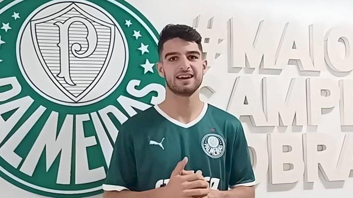 Flaco Lopes fez o gol e empatou para o Palmeiras (Foto/Divulgação/Palmeiras)