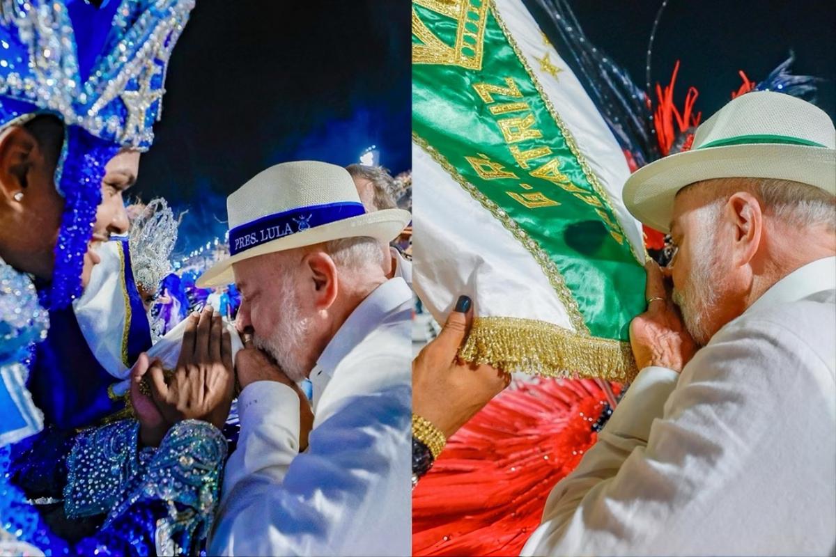 Lula na Sapucaí em homenagem da Acadêmicos de Niterói (Foto/Divulgação)