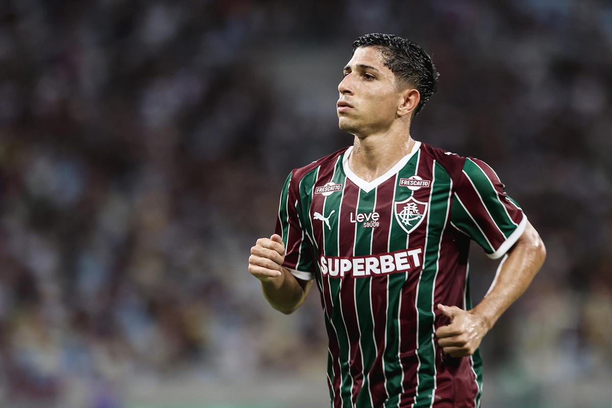 Fluminense faz 3 a 1 com gols de Savarino (Foto), Canobbio e Ganso e confirma vaga entre os quatro melhores. (Foto/Lucas Merçon/Fluminense)