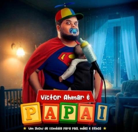 Victor Ahmar está impagável em seu novo show (Foto/Divulgação)