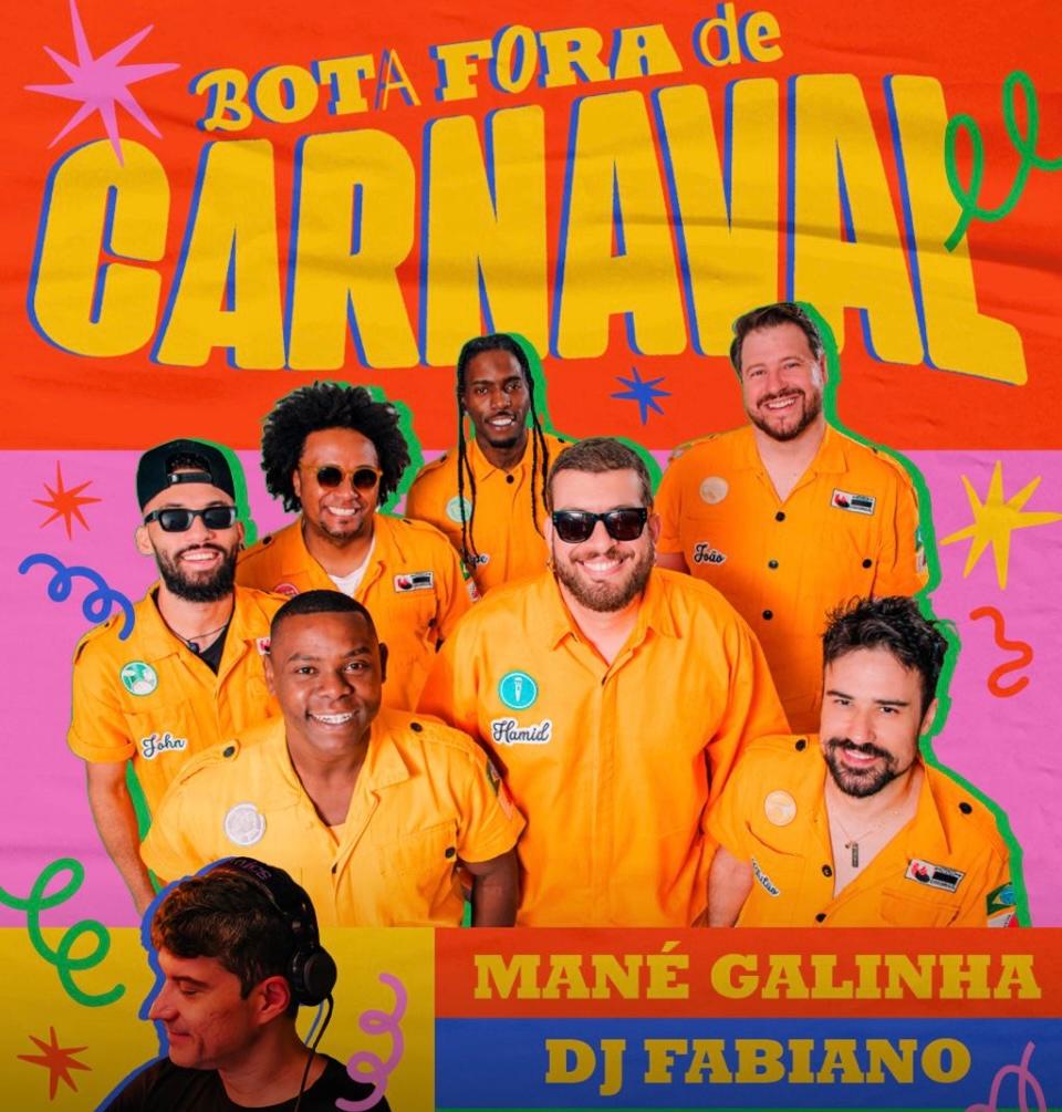 Casa di Giulieta recebe Mané Galinha e Fabiano no Bota Fora de carnaval, domingo, às 16h (Imagem/Divulgação)