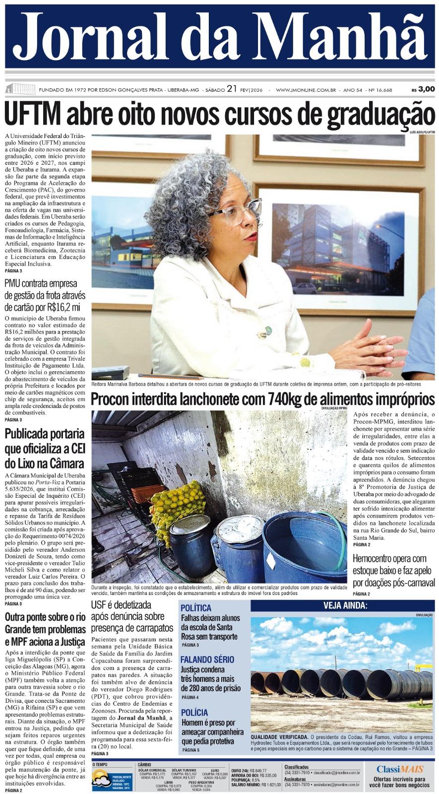 Edição do dia 21/02/2026