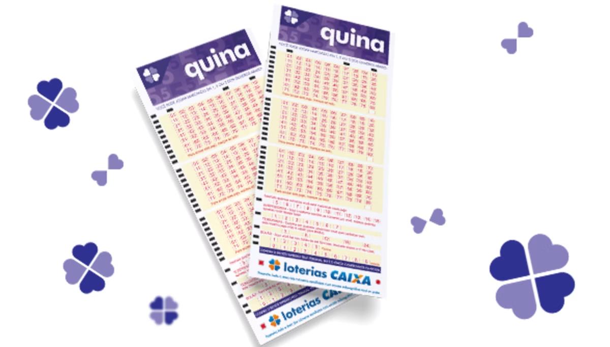 Aposta mínima da Quina custa R$ 3 (Foto/Reprodução/Caixa Loterias)