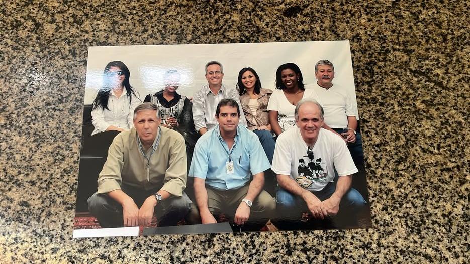 Registro de uma geração que marcou época e ajudou a construir a história da imprensa de Uberaba. (Foto/Arquivo próprio)