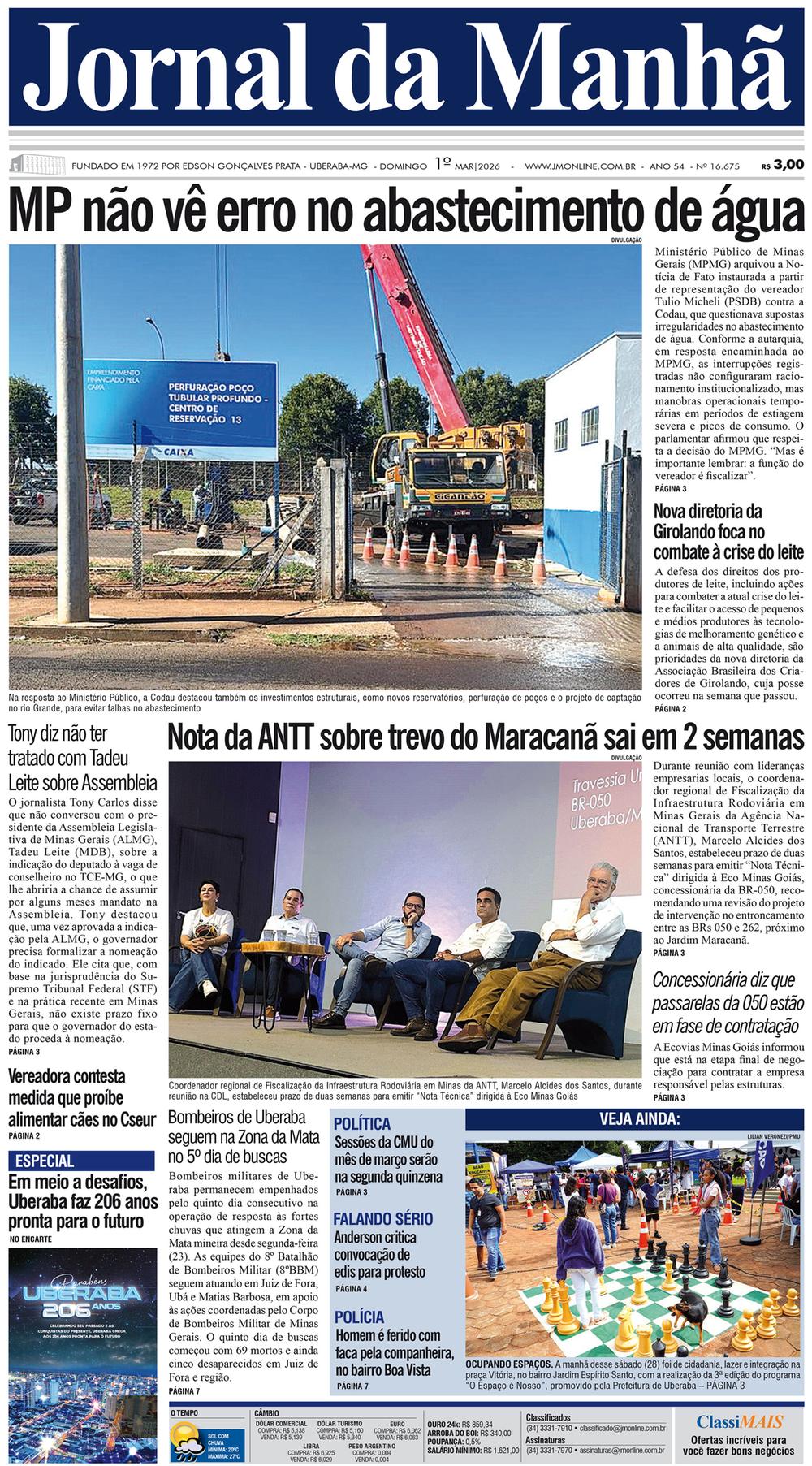 Edição do dia 01/03/2026