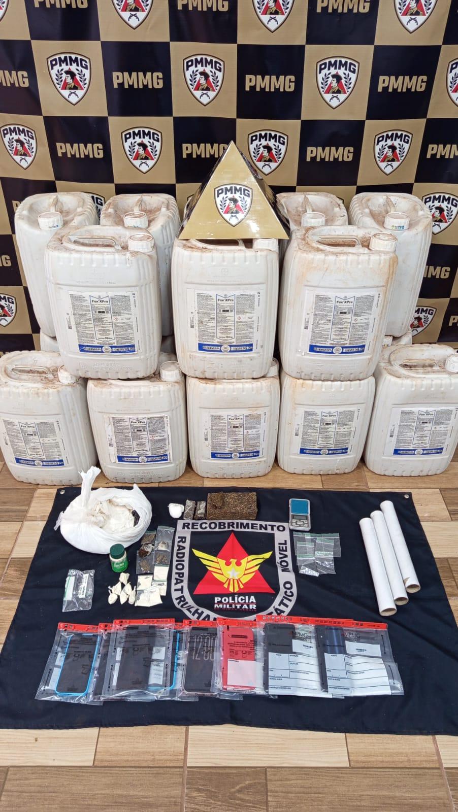 Materiais apreendidos durante a operação (Foto/Divulgação)