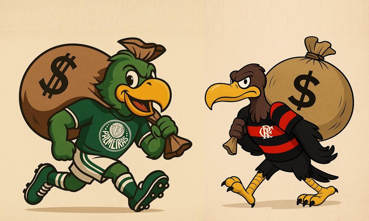 Levantamento internacional avaliou 498 equipes e destacou dois brasileiros (Flamengo e Palmeiras) no top 5 do período (Foto/Reprodução)