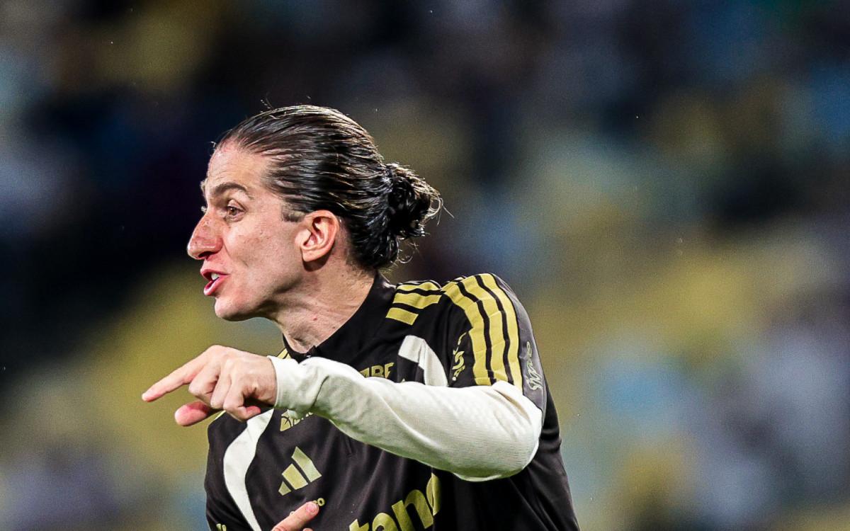 Filipe Luís comandou o time em 101 partidas, com 63 vitórias, 23 empates e 15 derrotas (Foto/Reprodução)