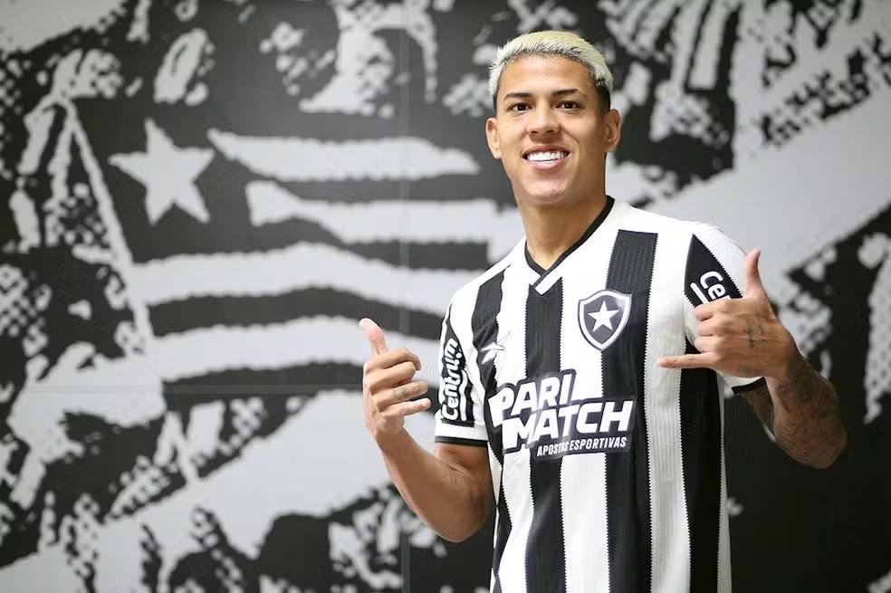 Matheus Martins fez o gol de empate para o Botafogo (Foto/Vitor Silva)
