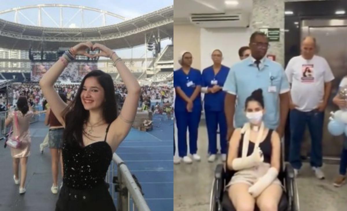 Após quase 30 dias de internação e coma induzido, jovem de 20 anos deixa hospital sob aplausos; agressor segue preso no estado do Rio de Janeiro (Foto/Reprodução/Redes Sociais)