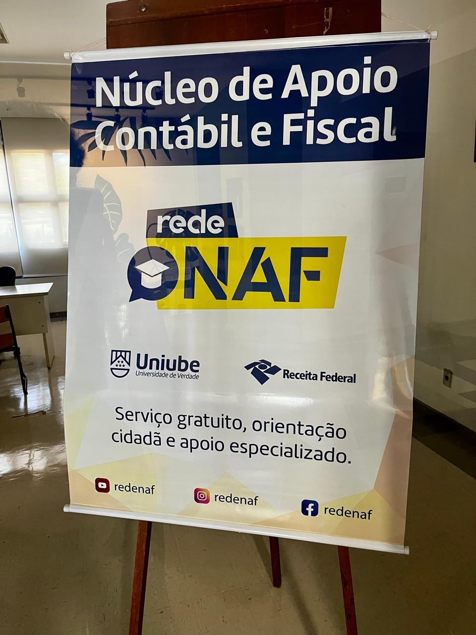 Atendimentos do Núcleo de Apoio Contábil e Fiscal da Uniube são realizados no Campus Aeroporto com participação de estudantes de Ciências Contábeis e Gestão. (Foto/Divulgação/Uniube)