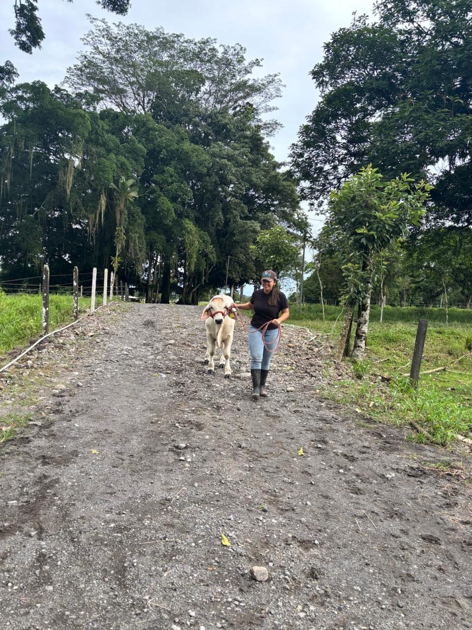 Da Costa Rica, a caloura Valeria optou pela Medicina Veterinária (Foto/Divulgação)