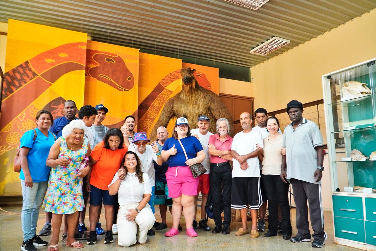 Atividade em Peirópolis integra programação de março voltada aos usuários da rede de atenção psicossocial de Uberaba. (Foto/Divulgação/PMU)