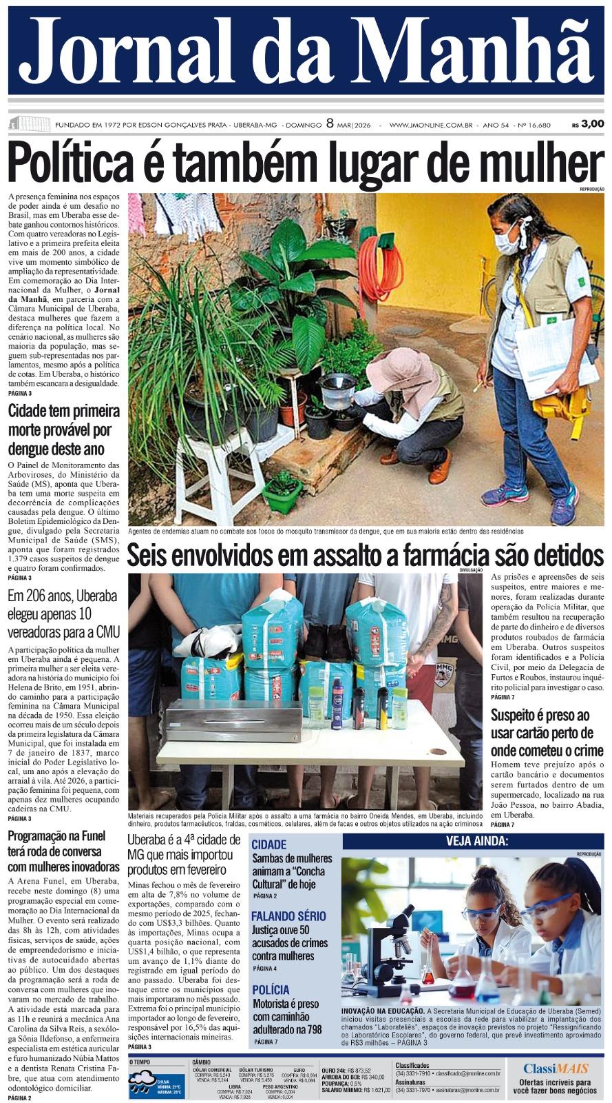 Edição do dia 08/03/2026