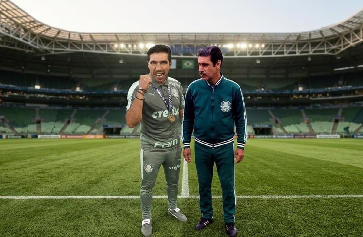 Abel Ferreira ultrapassa Oswaldo Brandão após conquista do Campeonato Paulista de 2026 (Foto/Montagem IA)