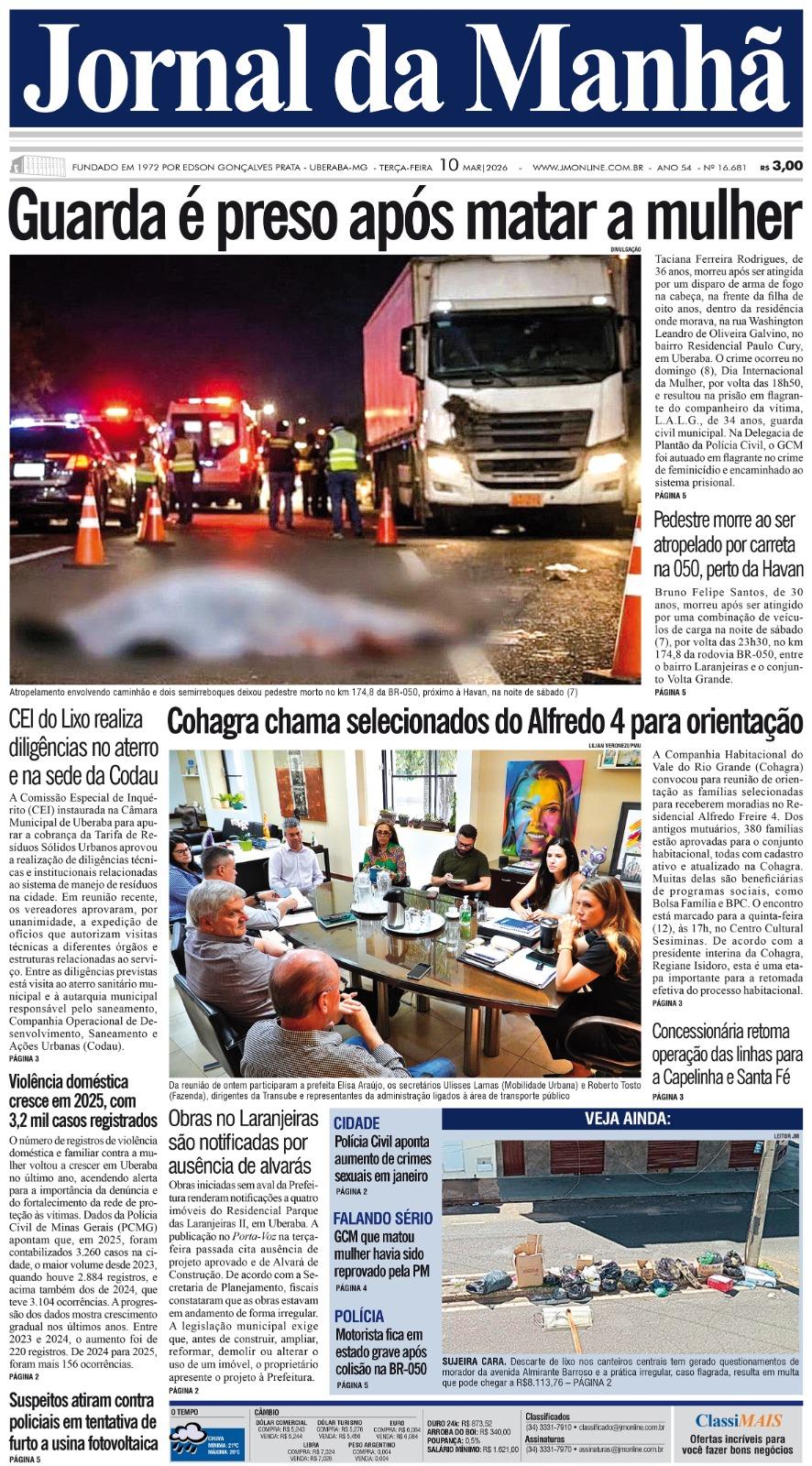 Edição do dia - 10/03/2026