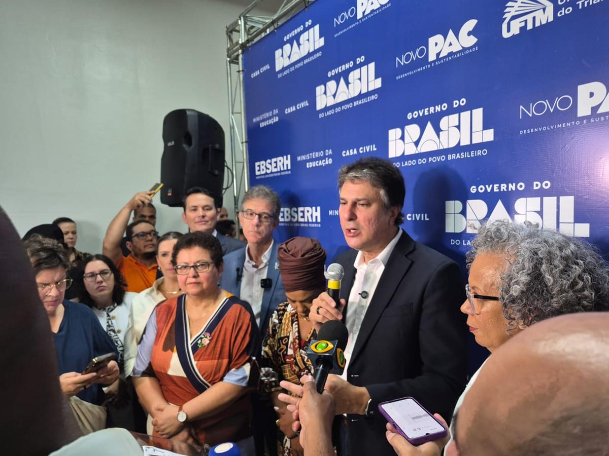 O ministro da Educação, Camilo Santana, anunciou na manhã desta quarta-feira (11), em Uberaba, investimento de R$ 30 milhões (Foto/Reprodução)