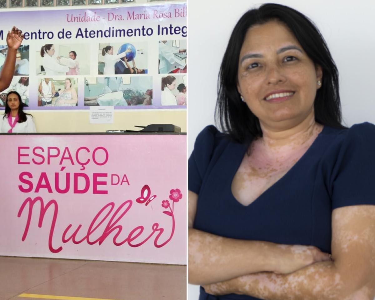 Secretária municipal de Saúde, Valdilene Rocha, destaca o fortalecimento das políticas voltadas à saúde da mulher em Uberaba, que têm no Centro de Atenção Integral à Saúde da Mulher (Caism) uma das principais referências de atendimento. (Foto/Montagem)