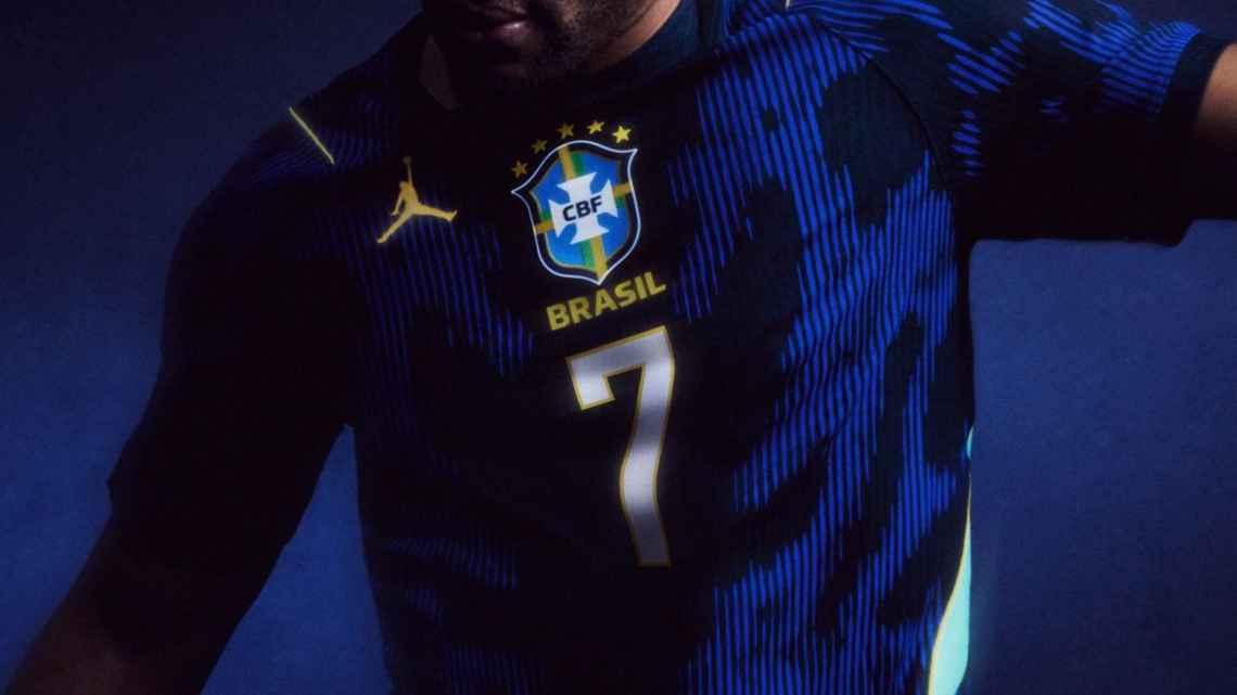 Uniforme alternativo foi apresentado pela Nike em São Paulo e estreia no amistoso contra a França (Foto/Divulgação/Jordan/Nike)