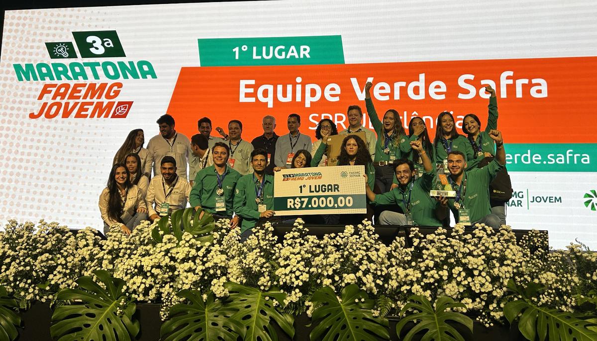 No ano passado, a equipe Verde Safra, de Uberlândia, venceu a 3ª edição da Maratona Faemg Jovem (Foto/Divulgação)