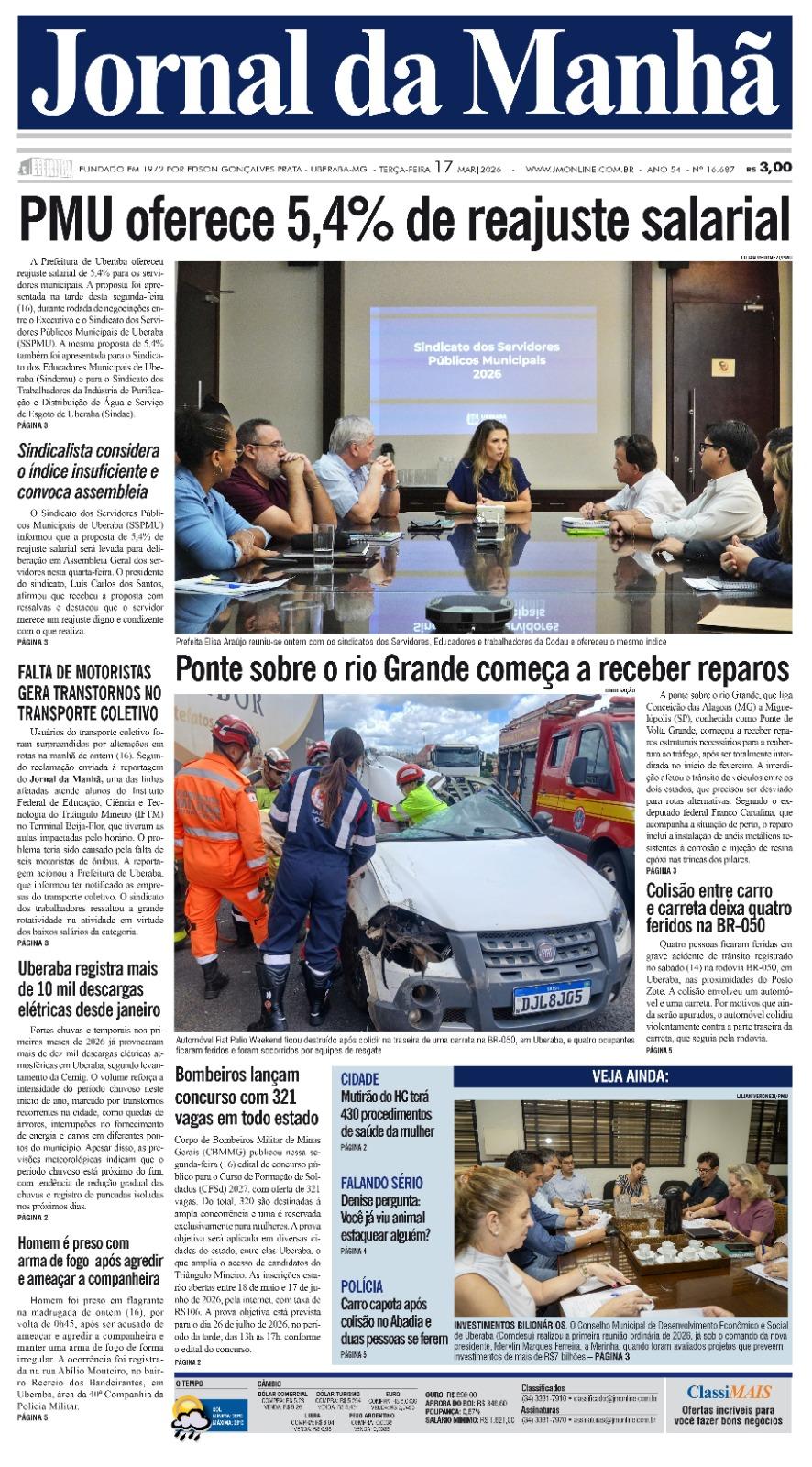 Edição do dia - 17/03/2026