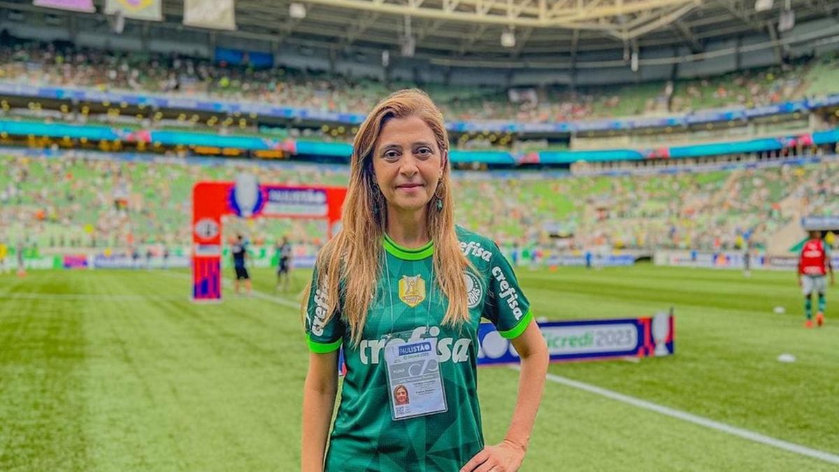 Presidente do Palmeiras não participará da sessão marcada para esta quarta-feira (Foto/Instagram/Leila Pereira)
