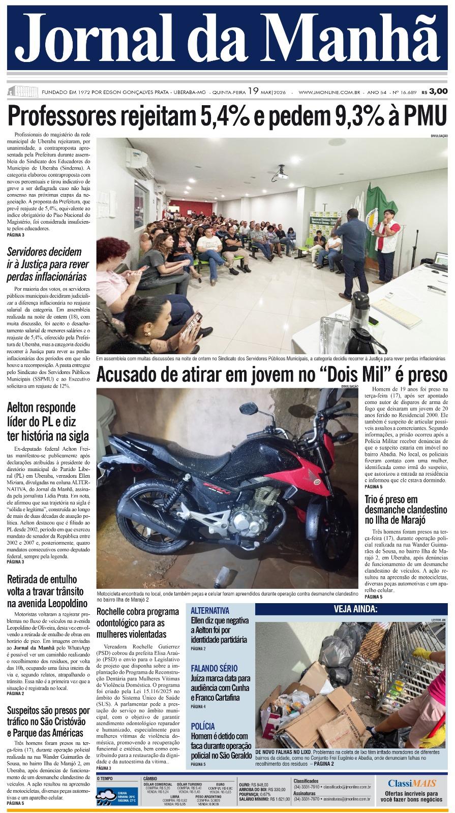 Edição do dia - 19/03/2026