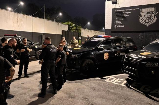 Ação conjunta do MPMG e Polícia Civil apreende celulares, veículos e documentos ligados a esquema de fraude eletrônica. (Foto/Divulgação/MPMG)