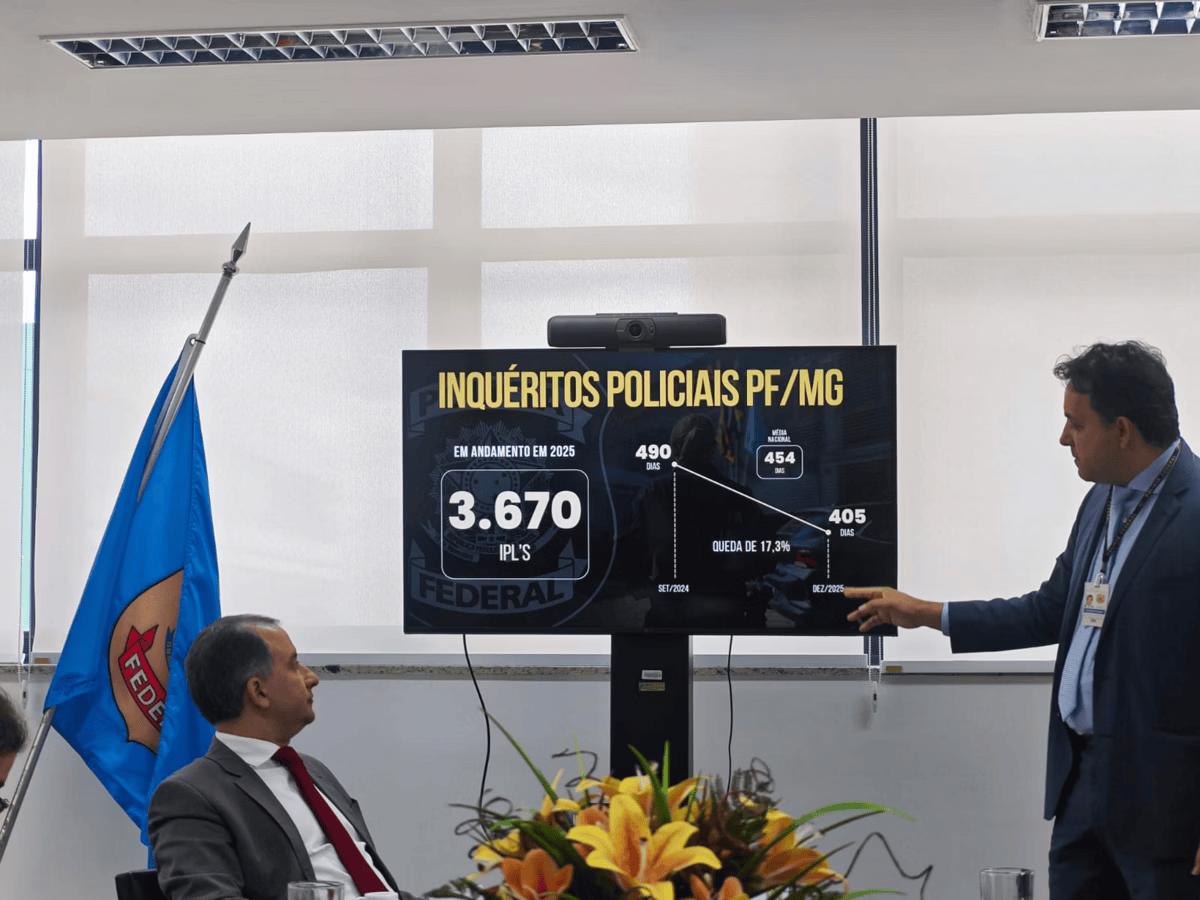 Apresentação de resultados foi feita na sede da PF de Minas Gerais (Foto/José Vitor Camilo)