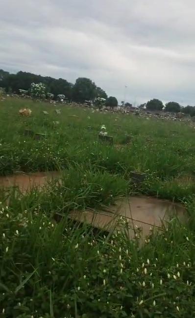 Vídeo encaminhado à reportagem mostra o mato alto entre as sepulturas, o que estaria dificultando a localização por parte de frequentadores (Foto/Divulgação)