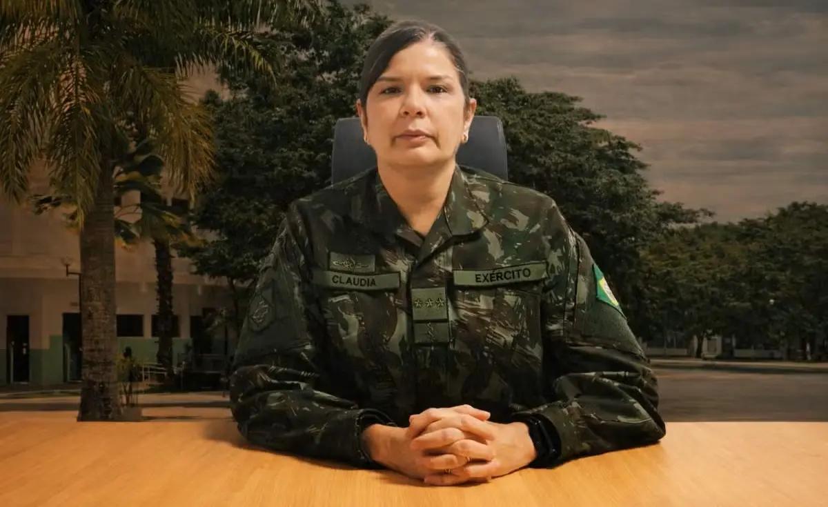 A coronel médica Cláudia Lima Gusmão Cacho. (Foto/Divulgação)