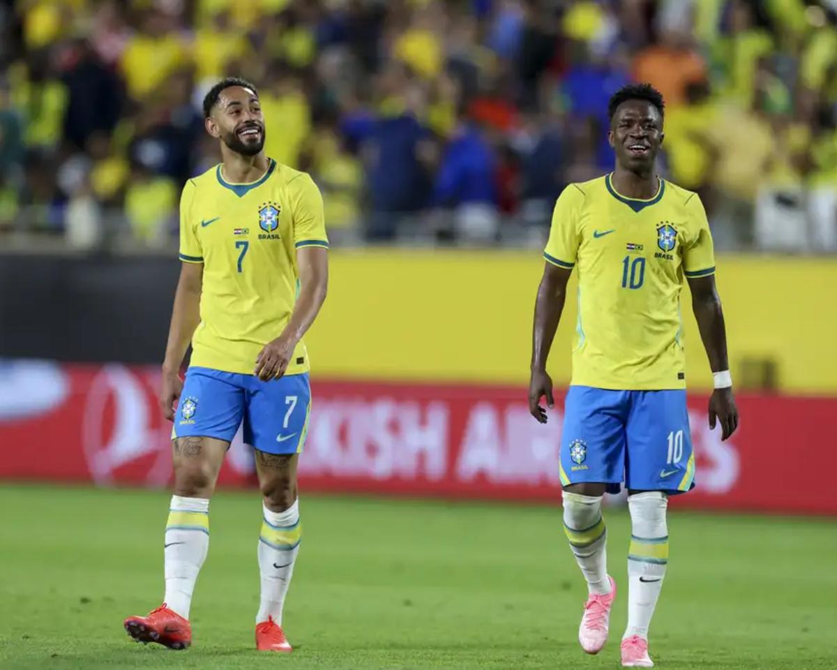 O Brasil está no Grupo C do Mundial de 2026. (Foto/ Nathan Ray Seebeck-Imagn Images)