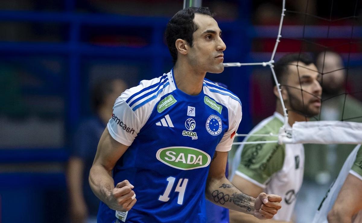 Douglas Souza ponteiro do Sada Cruzeiro (Foto: Agencia i7/ Sada Cruzeiro)