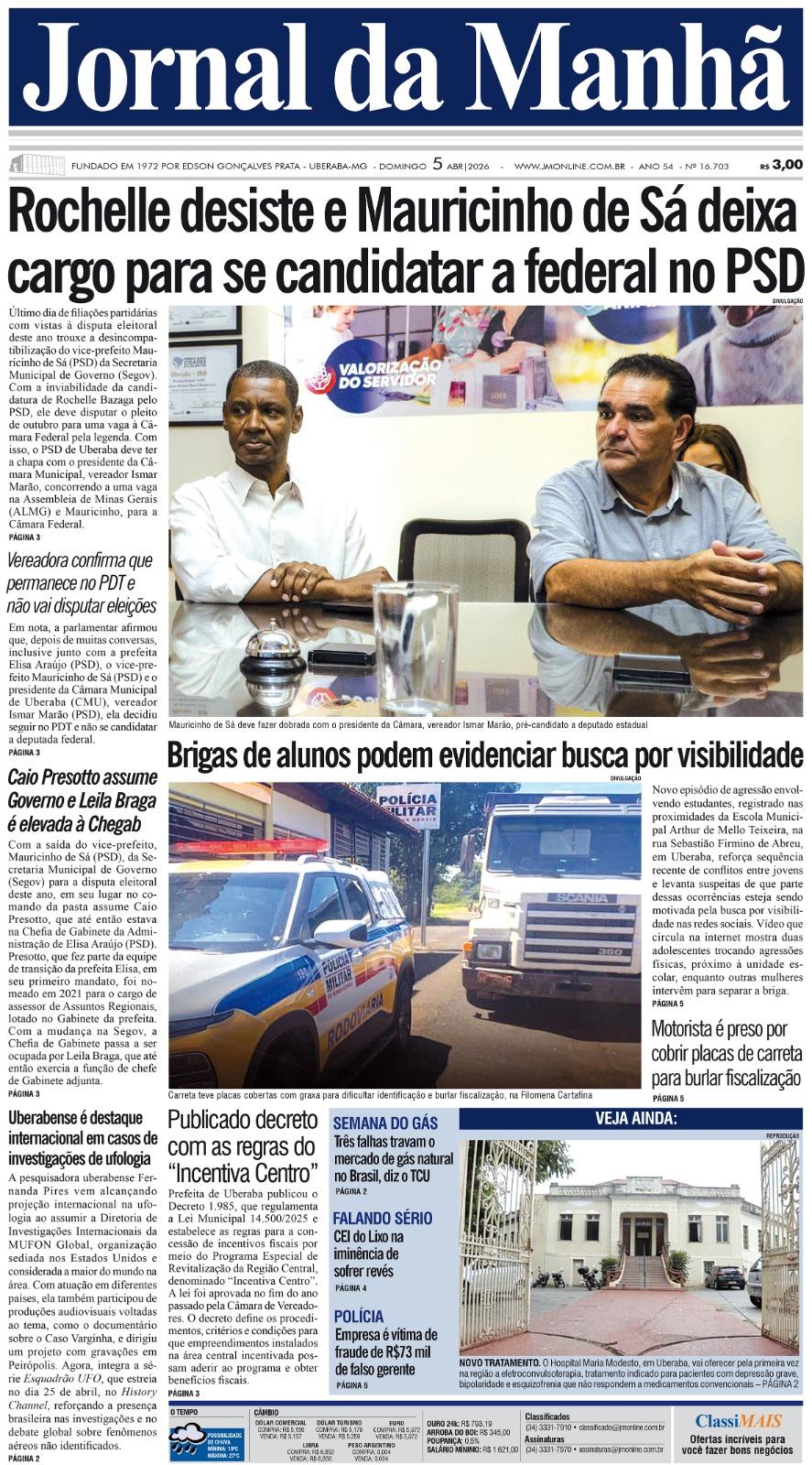 Edição do dia - 05/04/2026