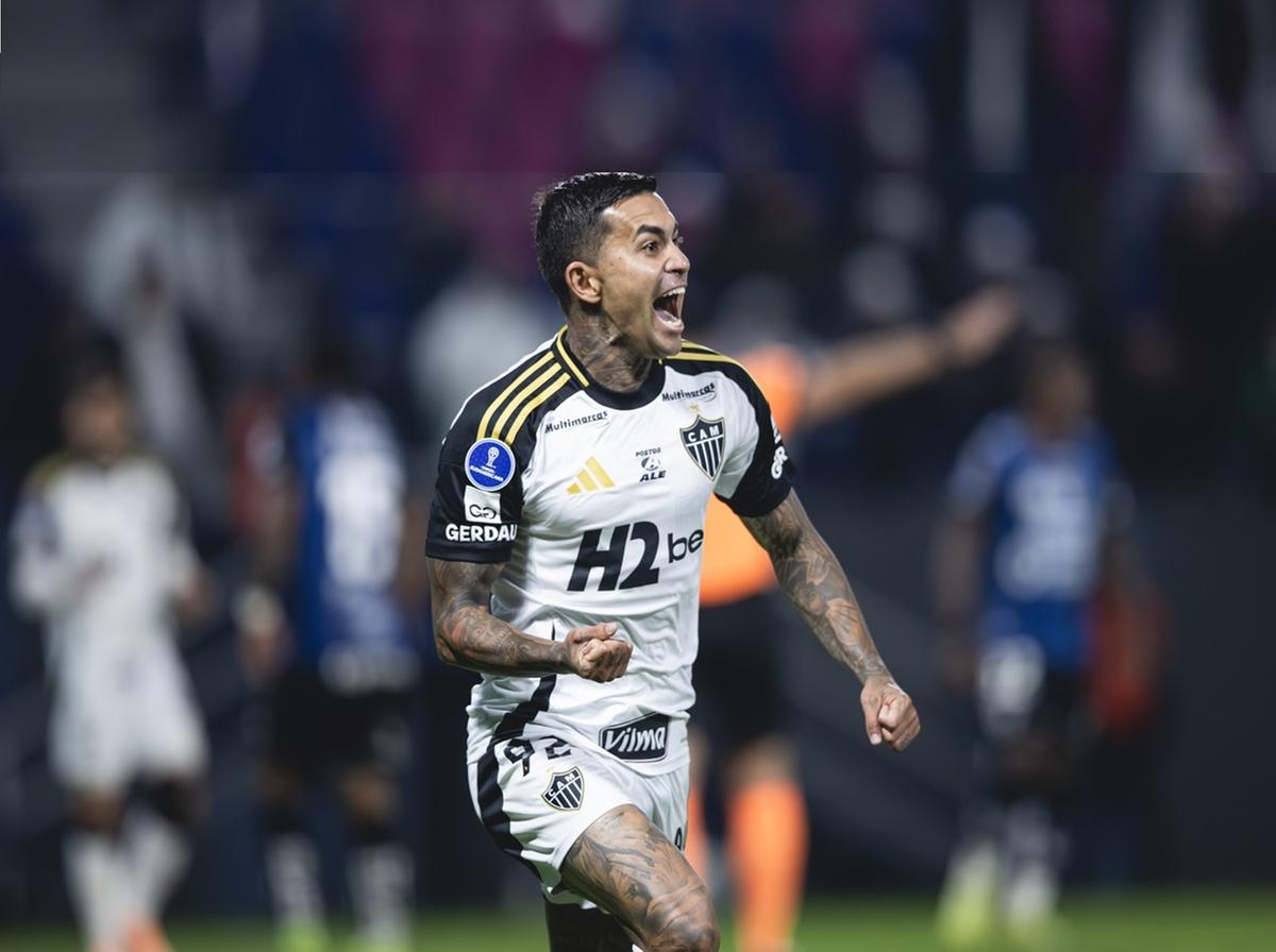 Dudu marcou o gol do Galo ontem na Venezuela (Foto/Divulgação/Galo)