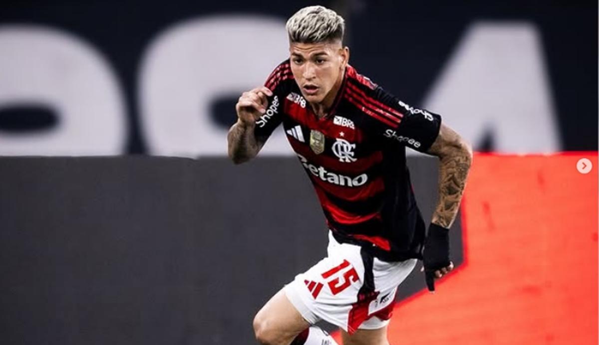 Nos últimos seis jogos, o Flamengo teve três expulsões, o que representa 50% das partidas com jogadores. Carrascal foi o último (Foto/Instagram)