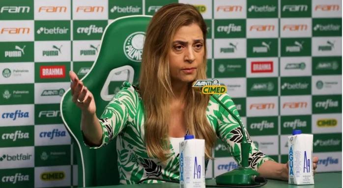 Presidente Leila Pereira aumenta ainda mais a rivalidade entre Palmeiras e Flamengo (Foto/Cesar Greco/Palmeiras)
