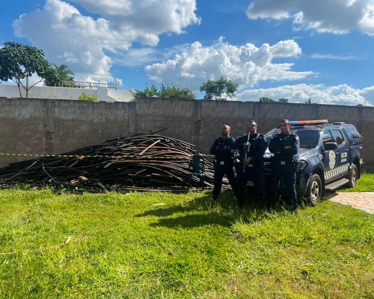 Suspeita é de que os cabos sejam provenientes de furtos (Foto/Divulgação)