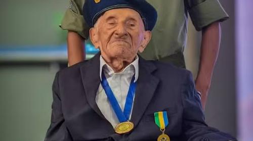 Morre aos 108 anos José Barbosa Sobrinho, ex-combatente brasileiro da Segunda Guerra Mundial (Foto/10ª Região Militar)