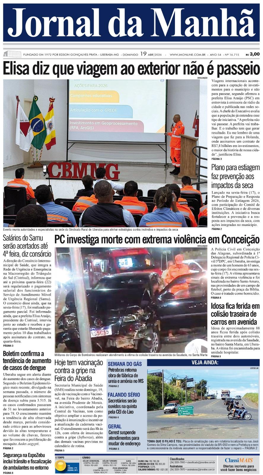 Edição do dia 19/04/2026