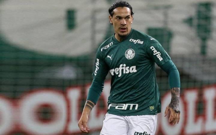 Time paulista segura resultado com um jogador a menos após gol de Gustavo Gómez (Foto/Palmeiras/Divulgação)