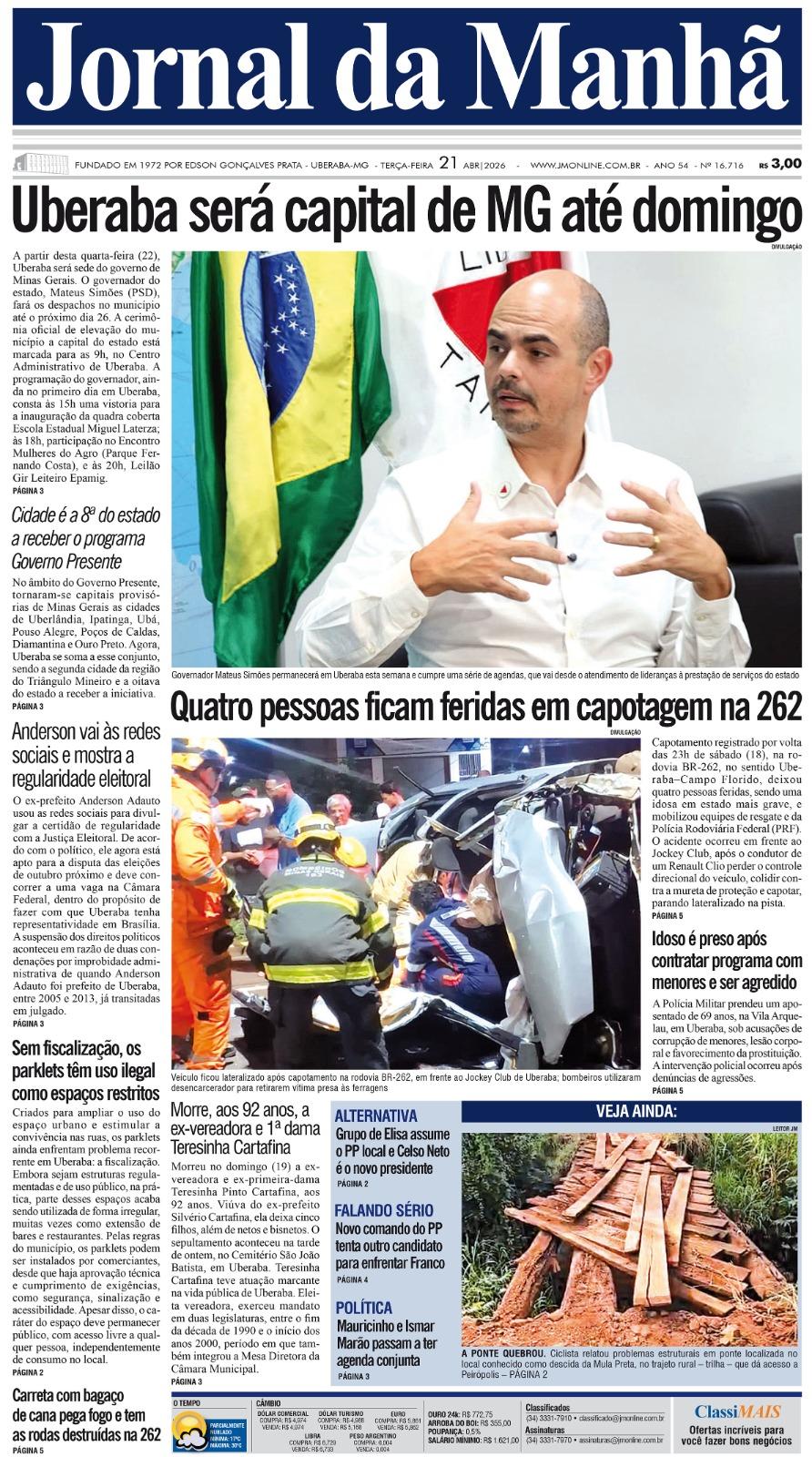 Edição do dia - 21/04/2026