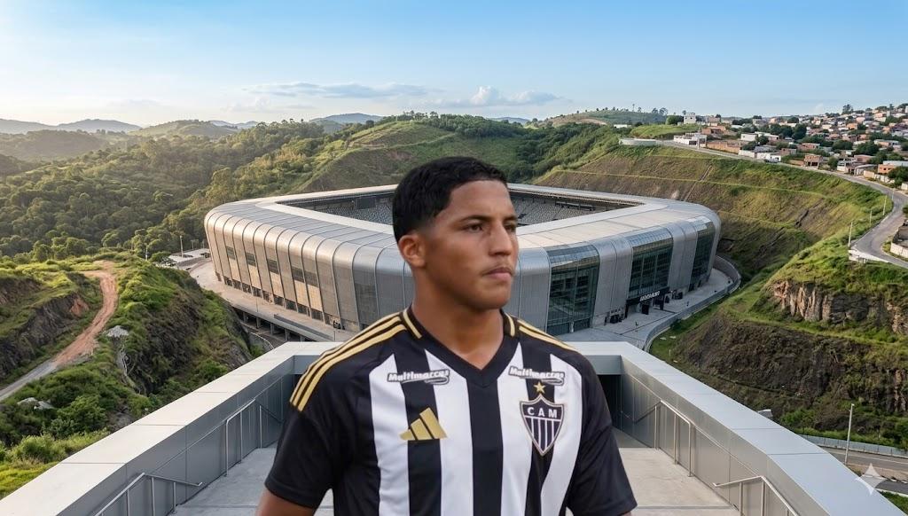 Riquelme, de 17 anos, despertou interesse após atuação pela seleção no Sul-Americano Sub-17 (Foto/CAM)