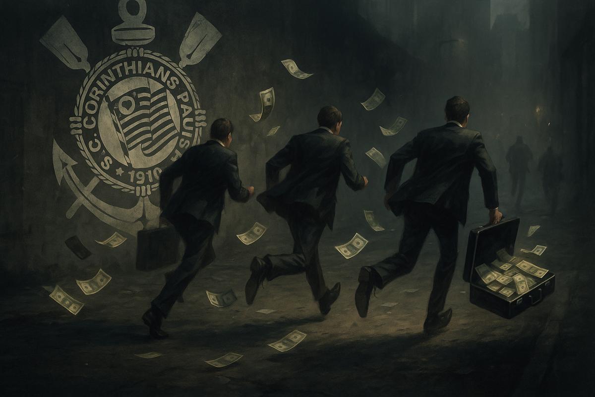 Clube utilizou valores futuros de contratos para cobrir despesas imediatas, segundo documento enviado à Justiça (Foto/IA Chat GPT)