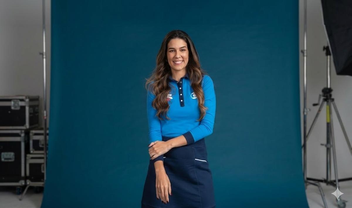 Renata Silveira foi incluída na equipe que viajará aos Estados Unidos para narrar partidas diretamente dos estádios (Foto/Estevan Avelar/Rede Globo)