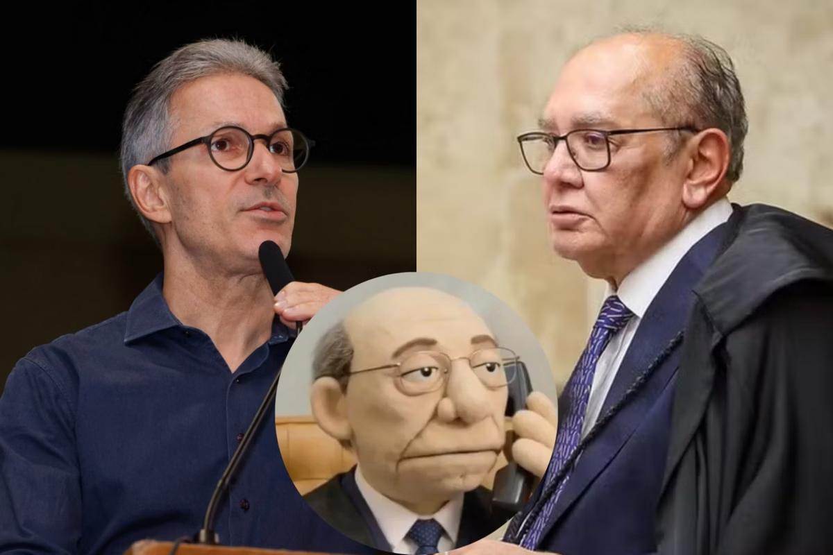 O ex-governador de Minas Gerais Romeu Zema e o ministro do STF Gilmar Mendes têm protagonizado embates na última semana (Foto/Agência Minas/STF)